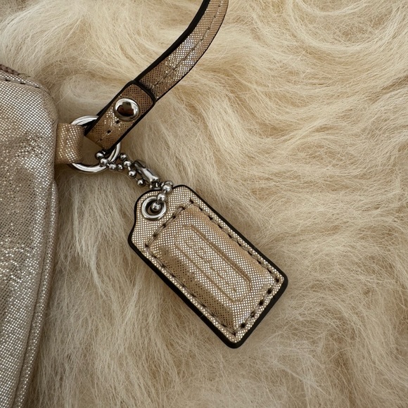 Coach Wristlet in Gold - Picture 3 of 10